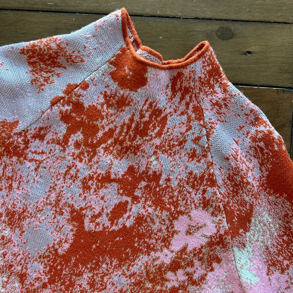Anthropologie Beatriz Mock Neck Lurex Edition Sweater S - Picture 7 of 13